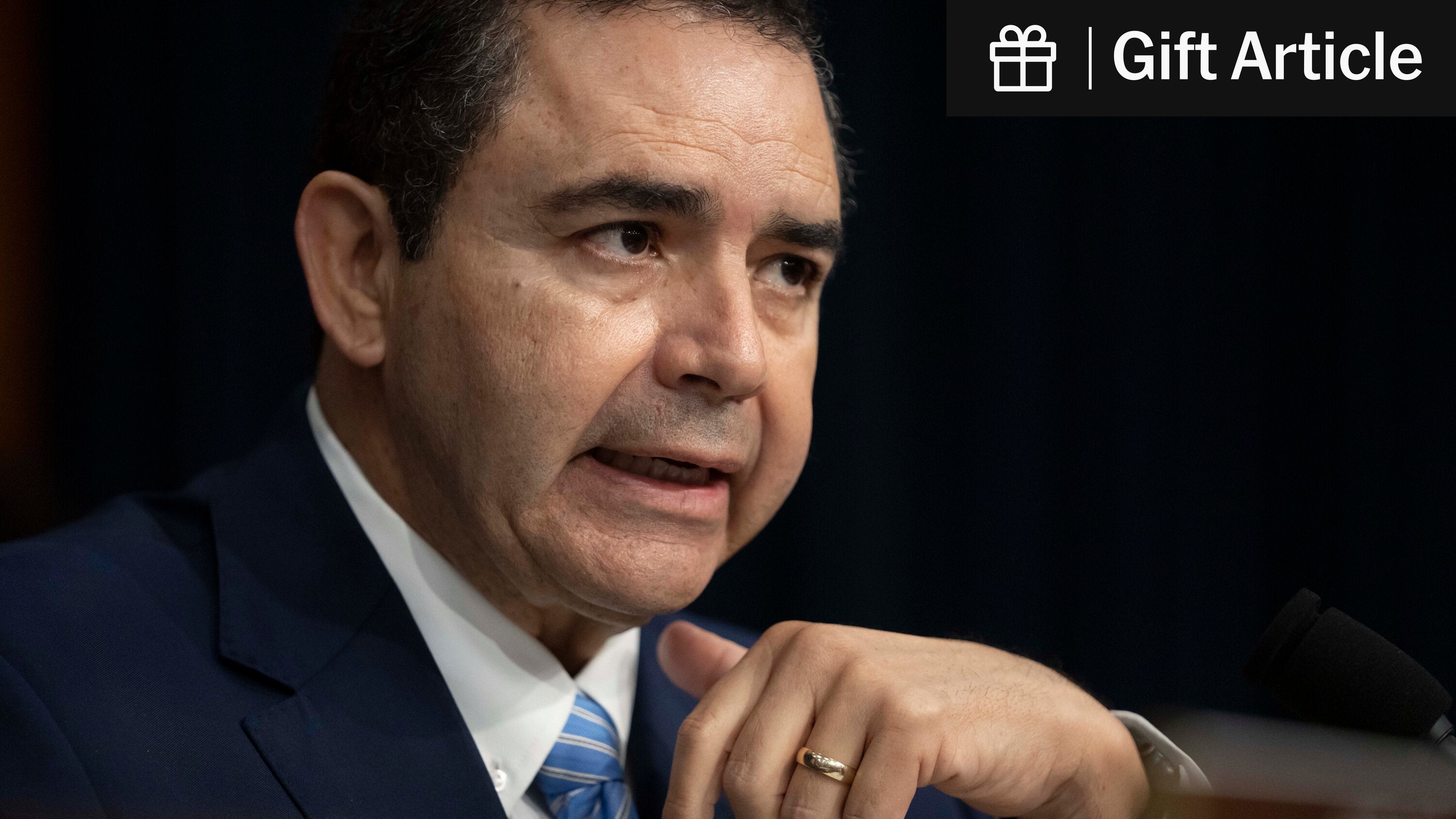 dmhj's tweet card. The decision to sustain the prosecution of the Texas Democrat stands in contrast to the department’s decisions to drop or downgrade investigations of Trump allies or those he deems politically useful.