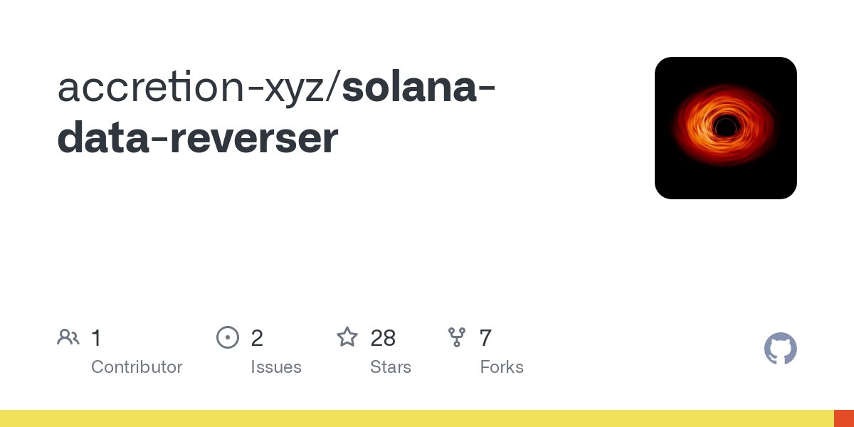 ShieldifySec's tweet card. Contribute to accretion-xyz/solana-data-reverser development by creating an account on GitHub.