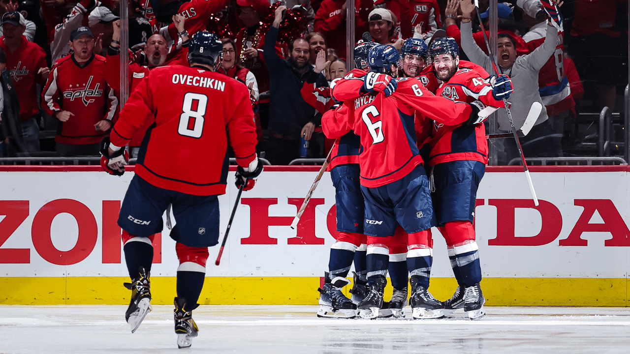 Capitals's tweet card. Taking a deeper look into Caps' 82-game schedule for upcoming season