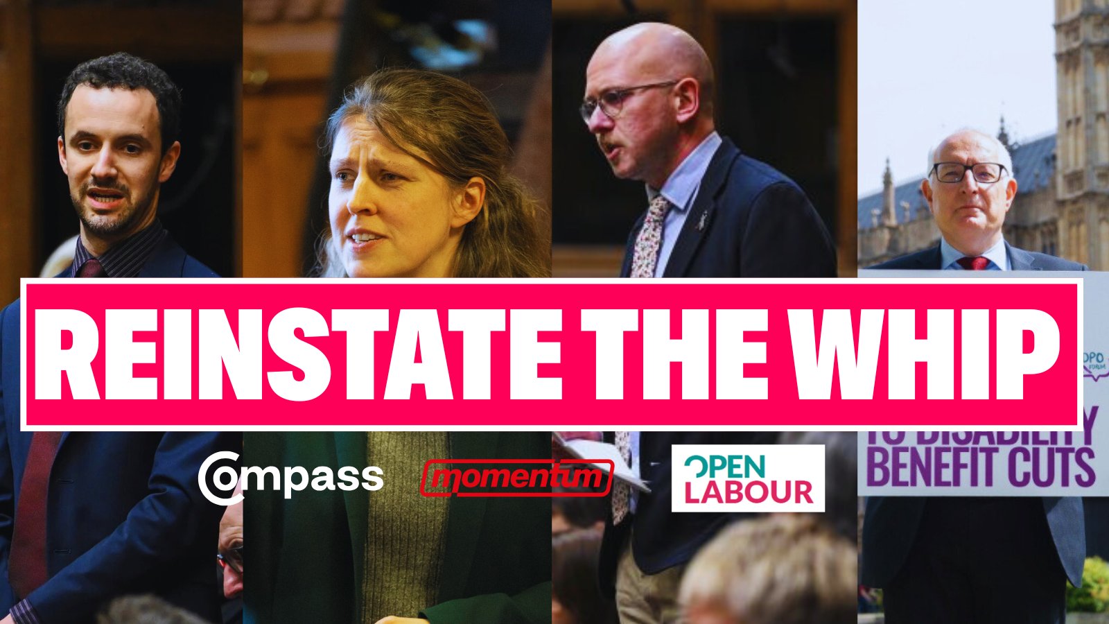 johnmcdonnellMP's tweet card. The decision to suspend the whip from four MPs for opposing cuts to welfare payments for disabled people is wrong. Sign the petition to demand their reinstatement and a better future for Labour: