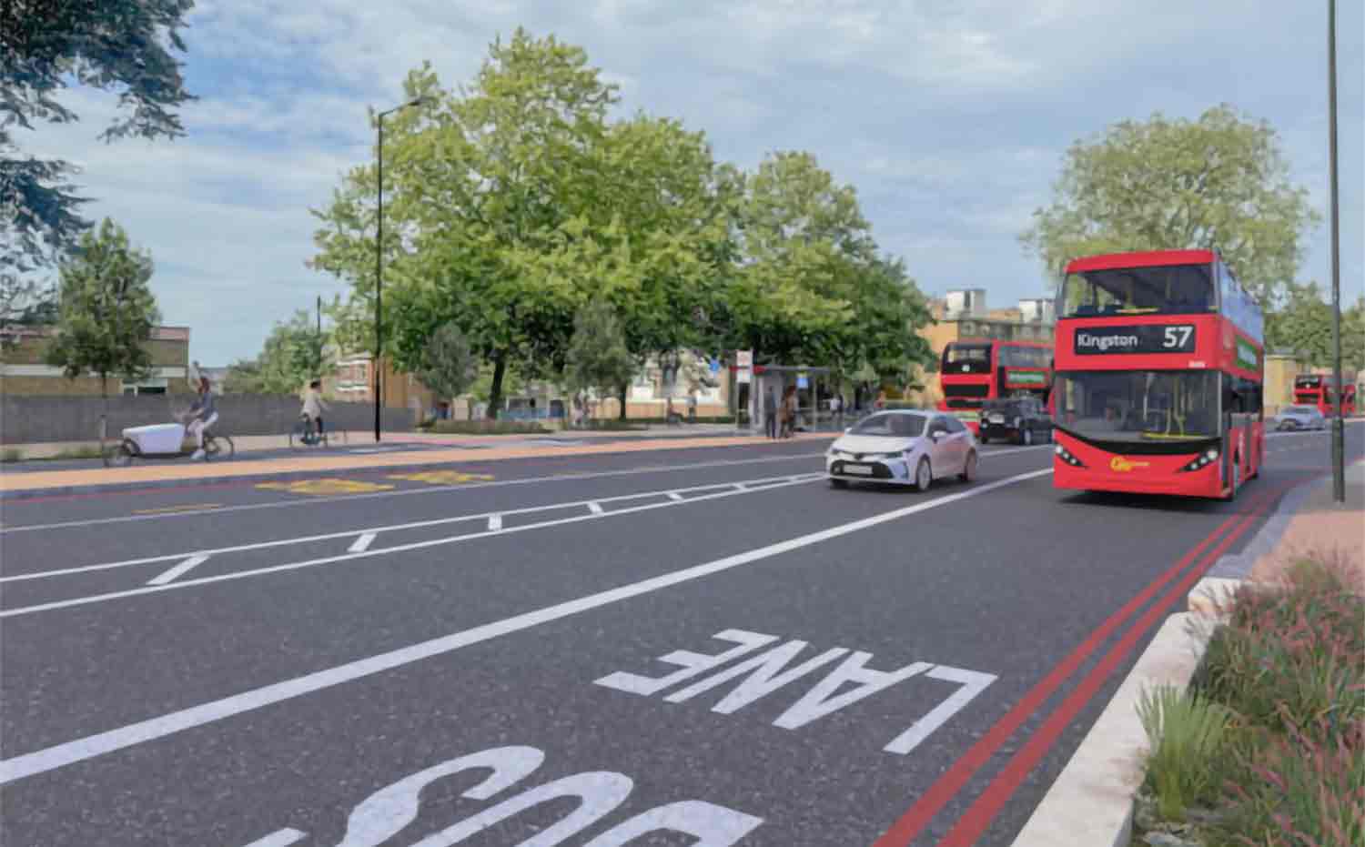 OpenChiswickW4's tweet card. TfL computer-generated image of Streatham Hill after the scheme is implemented Transport for London (TfL) today (16 July) warned of lane closures on the A23 through Streatham from 4 August until...