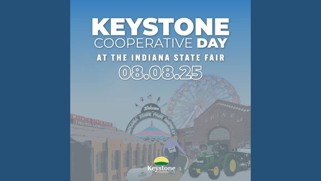 hoosieragtoday's tweet card. Mark your calendars for Friday, August 8, as the Indiana State Fair celebrates “Keystone Cooperative Day.” As the single-day sponsor, Keystone Cooperative will show it’s appreciation for its farmer...