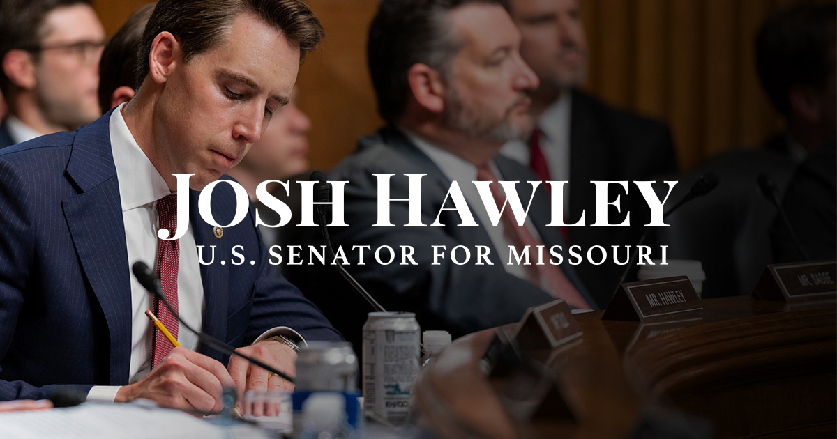 SenHawleyPress's tweet card. In a huge win for Missouri, U.S. Senator Josh Hawley (R-Mo.) today secured a pledge from Department of Energy (DOE) Secretary Chris Wright to halt the Grain Belt Express, an elitist land grab harm