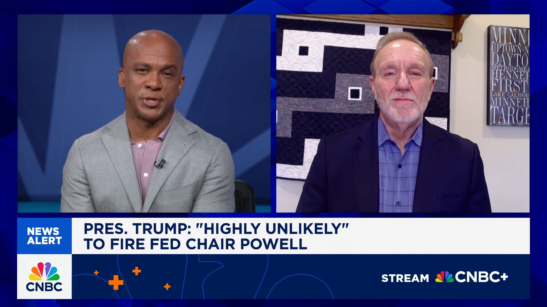 CNBCOvertime's tweet card. Jim Paulsen, Paulsen Perspectives author, joins 'Closing Bell Overtime' to talk the president's threat to fire Fed Chair Jerome Powell.