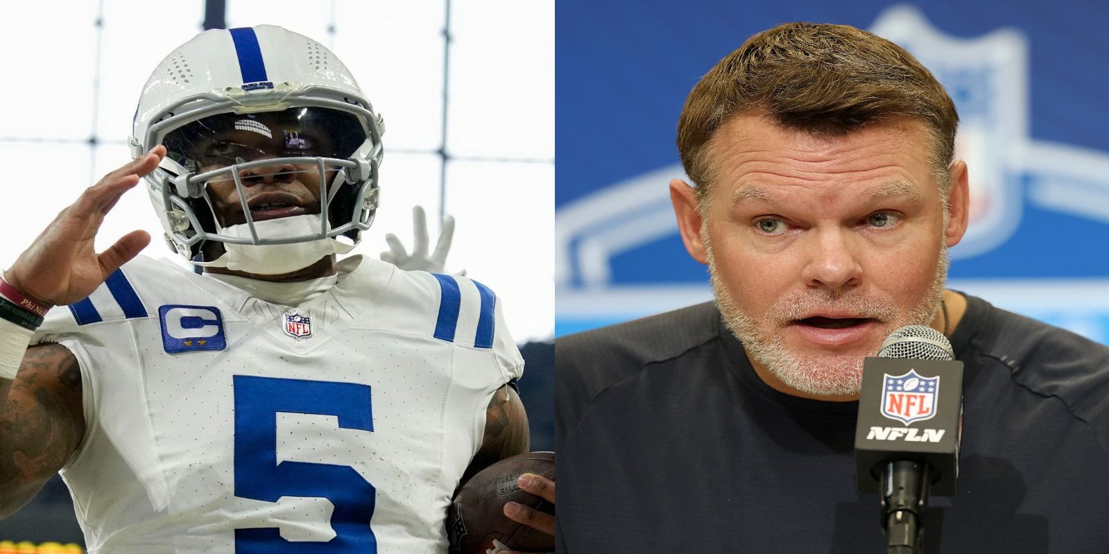 GreggDoyelStar's tweet card. Colts GM Chris Ballard doesn’t understand the hurry to get rid of QB Anthony Richardson. “To flush him,” he said Tuesday as the team reported to camp.