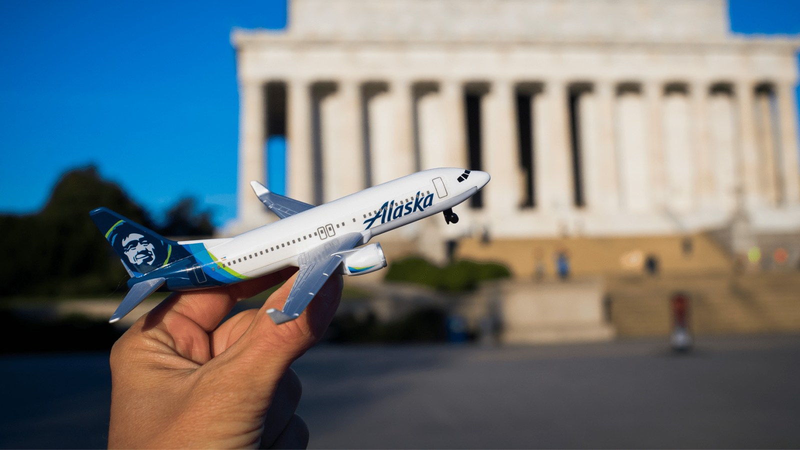 AlaskaAirNews's tweet card. We're proud to announce new nonstop service between San Diego International Airport and Ronald Reagan Washington National Airport (DCA), becoming the only airline to offer this direct route and...