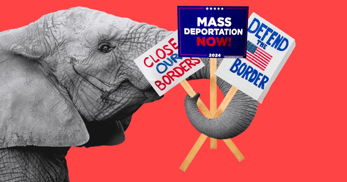 MotherJones's tweet card. National conservatives have a very specific view of "nation"—and the Republican Party is embracing it.