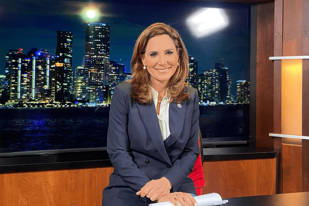 FLVoiceNews's tweet card. Rep. Maria Elvira Salazar suggested that her proposed legislation, which allows certain illegal aliens to remain and work legally in the U.S., could pave the way for a future path to citizenship.