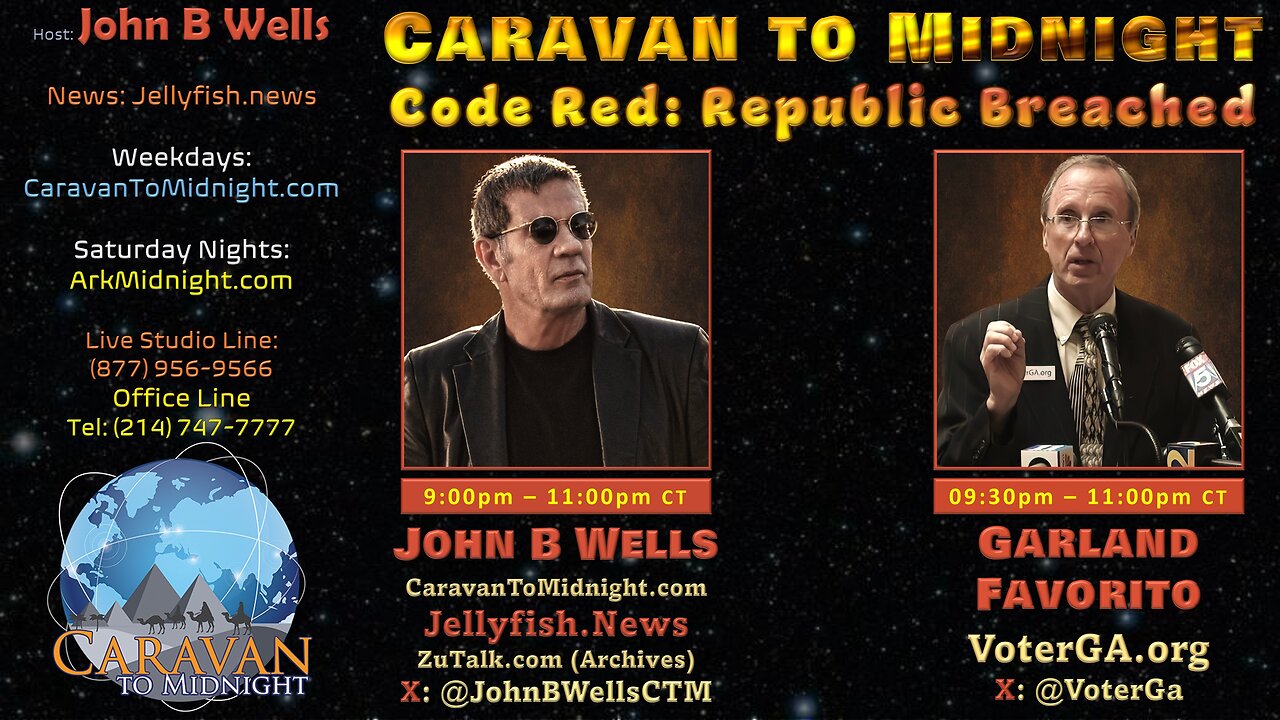 VoterGa's tweet card. #CTM Tonight Topic: Code Red: Republic Breached Start: 8:30pm CDT Guest: • Garland Favorito Website: https://voterga.org/ X: @voterga Listen Links: Tel. Listen Line: 518-737-0001 AM/FM Radio https://a
