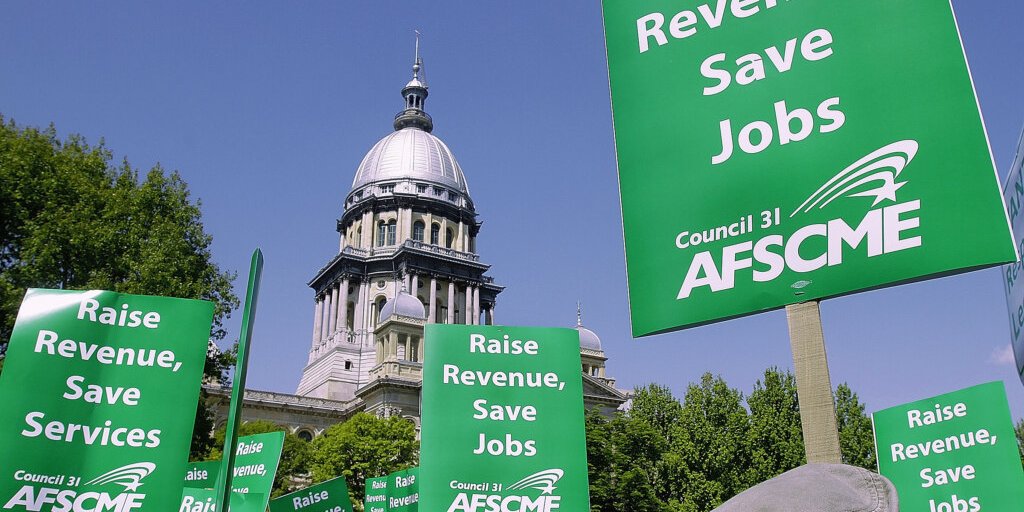 bradweisenstein's tweet card. The next time Illinois state lawmakers want to restrict corrupting influences, they should look at public sector unions.