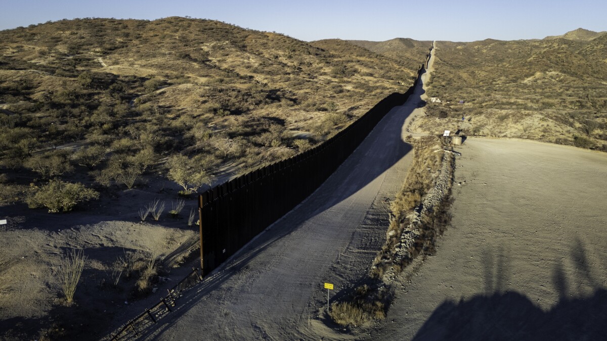wkms's tweet card. Trump campaigned on border security promises, and he and his allies argue that his electoral win is an endorsement of his upcoming actions on the issue.