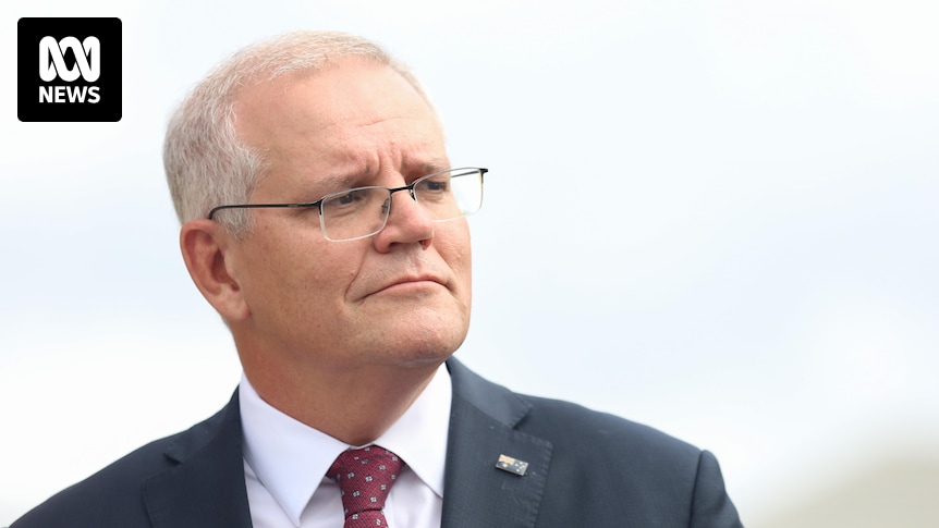 abcnews's tweet card. Former prime minister Scott Morrison is set to appear before a committee of the US Congress as its leaders lobby the White House to support the under-review AUKUS pact.
