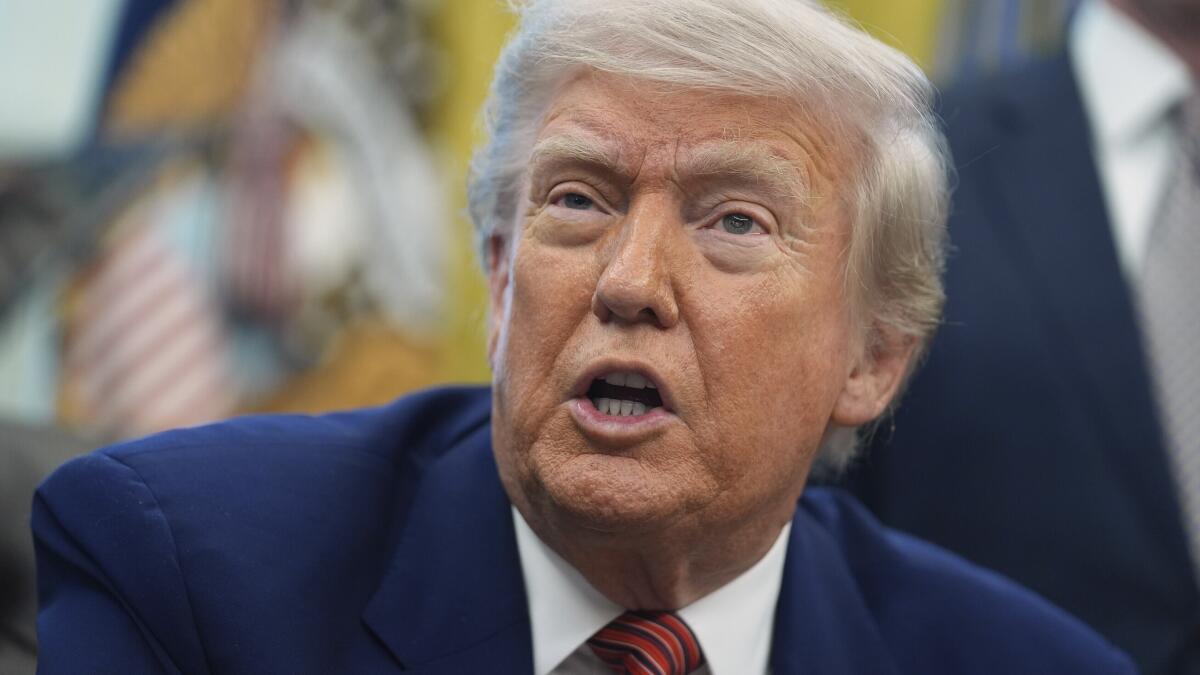 MegJamesLAT's tweet card. President Trump had filed a $20-billion lawsuit claiming a ‘60 Minutes' interview with then-Vice President Kamala Harris was manipulated to show her in a flattering light. Trump alleged the news...