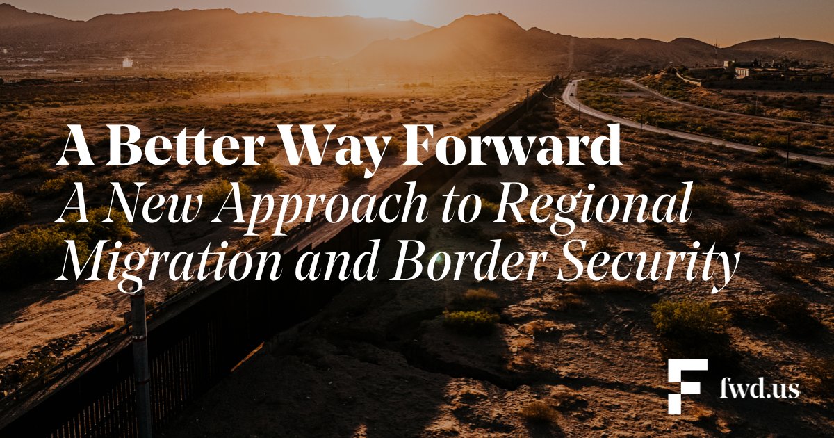 Arosaflores's tweet card. FWD’s new white paper on border security and regional migration recommends interlocking evidence-based policies to promote an orderly immigration system.