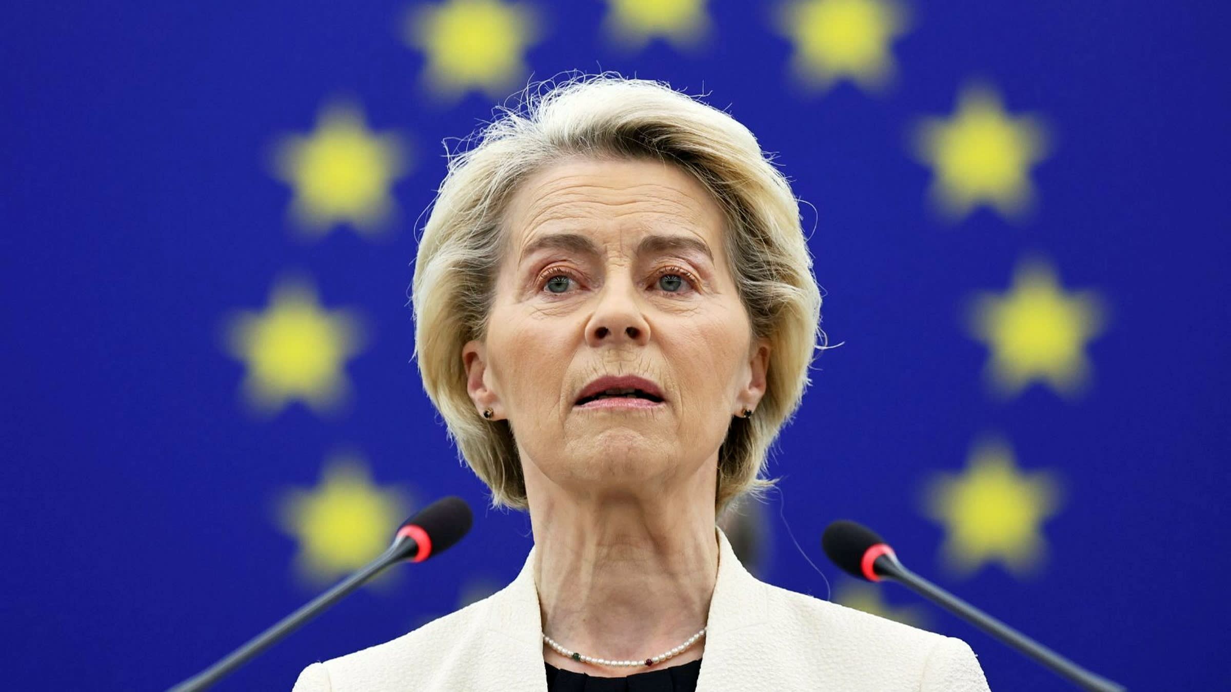 valentinapop's tweet card. Far-right motion relating to pandemic scandal threatens to derail European Commission president’s second-term agenda