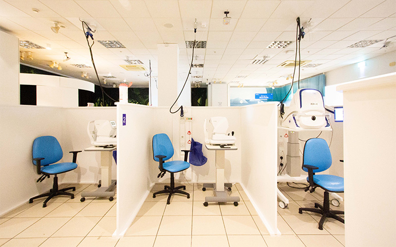 UCLBrainScience's tweet card. Innovative virtual eye clinics in shopping centres could significantly reduce waiting times for routine eye appointments, UCL-led research suggests in a first-of-its-kind study.
