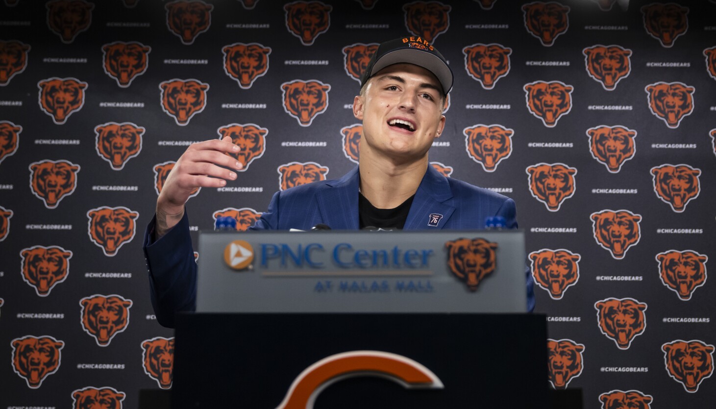 patrickfinley's tweet card. The Bears knew Loveland would need a six-month recovery from the shoulder surgery he had in January.