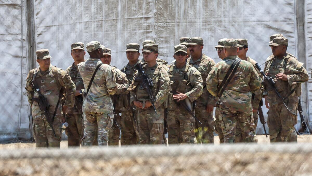 markzbarabak's tweet card. More than a month after President Trump deployed the U.S. military to Los Angeles amid immigration sweeps, the troops have largely disappeared from public view.