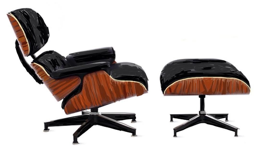 vonHolzhausen's tweet card. Nearly 70 years later, the instantly recognizable modernist chair set is still enjoying cult status.