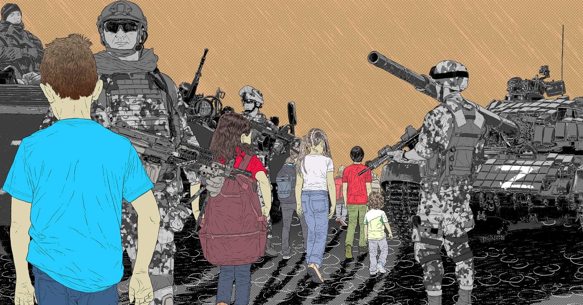 NDGlongreads's tweet card. Russia took thousands of Ukrainian kids. Can peace talks bring them home?