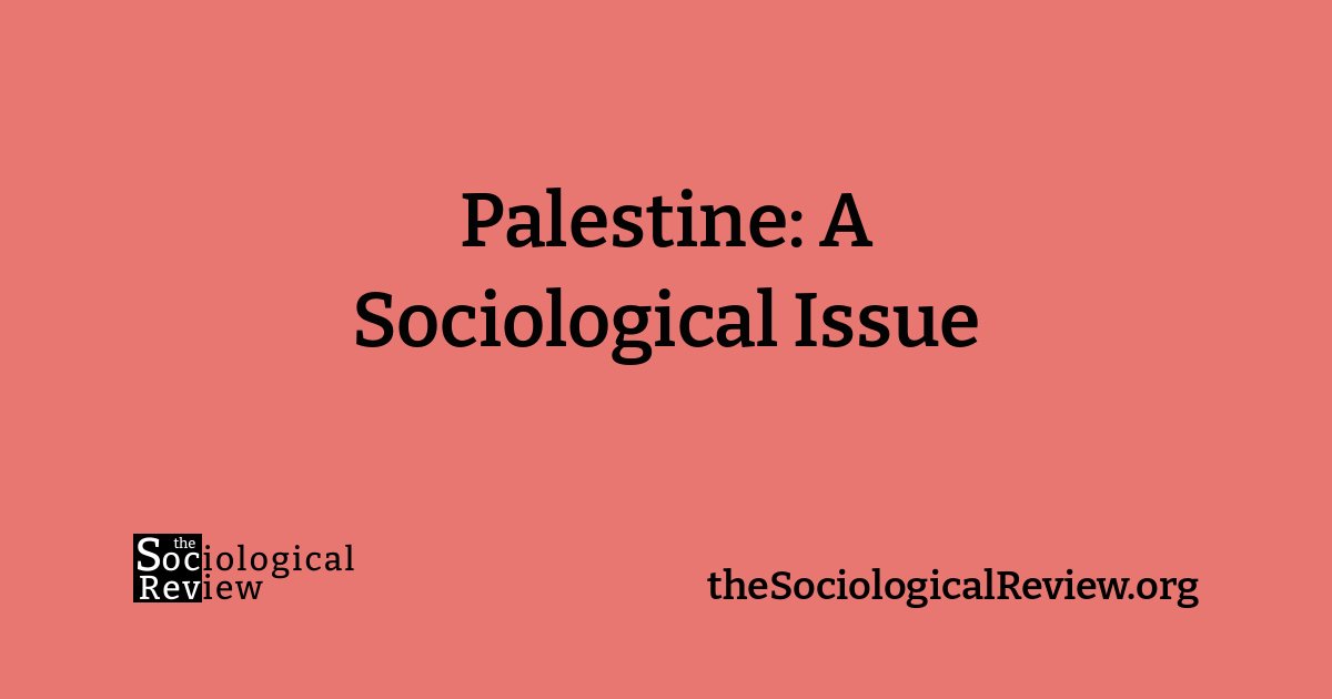 YasminGun's tweet card. Part of The Sociological Review Foundation’s Conversations series, this 8 May 2025 event explored the role of sociology in responding to genocide in Gaza, student resistance, campus securitisation,...