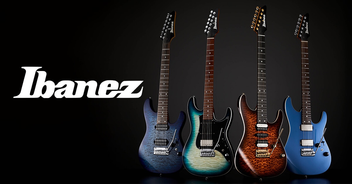 SoundhouseGt's tweet card. 星野楽器が製造するIbanezは、日本を代表するギター・ベースブランドです。特にロックやメタルミュージシャンに人気が高く、多数の革新的なテクノロジーやデザインを取り入れたモデルをラインナップ。独自のスタイルを追求する様々なジャンルのプレイヤーから支持されています。