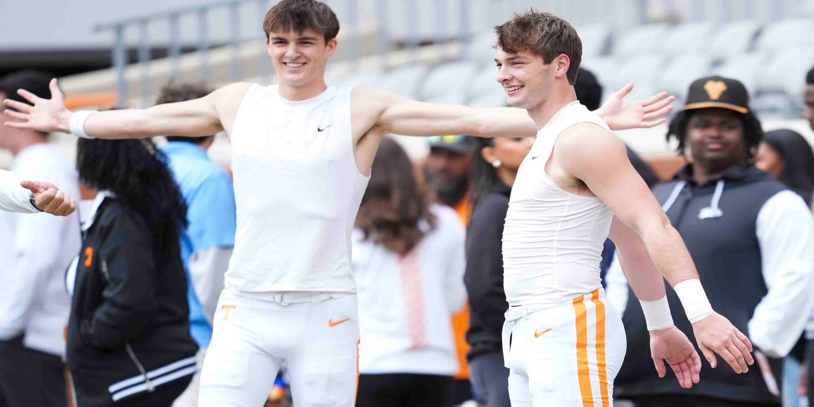 AdamSparks's tweet card. Some Tennessee fans already picked a favorite QB: Joey Aguilar, Jake Merklinger or George MacIntyre. But why so soon? We discuss on the Vols podcast.