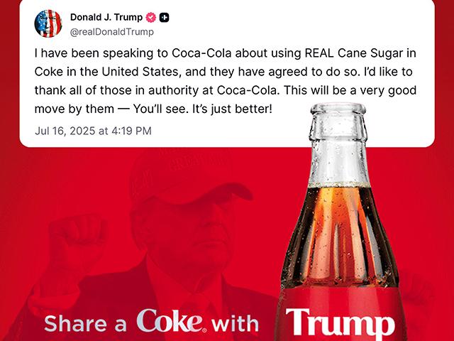 ChrisClaytonDTN's tweet card. President Donald Trump claims Coca-Cola will use cane sugar instead of high-fructose corn syrup. Coca-Cola hints at innovation while the Corn Refiners Association warns of job losses, a decline in...