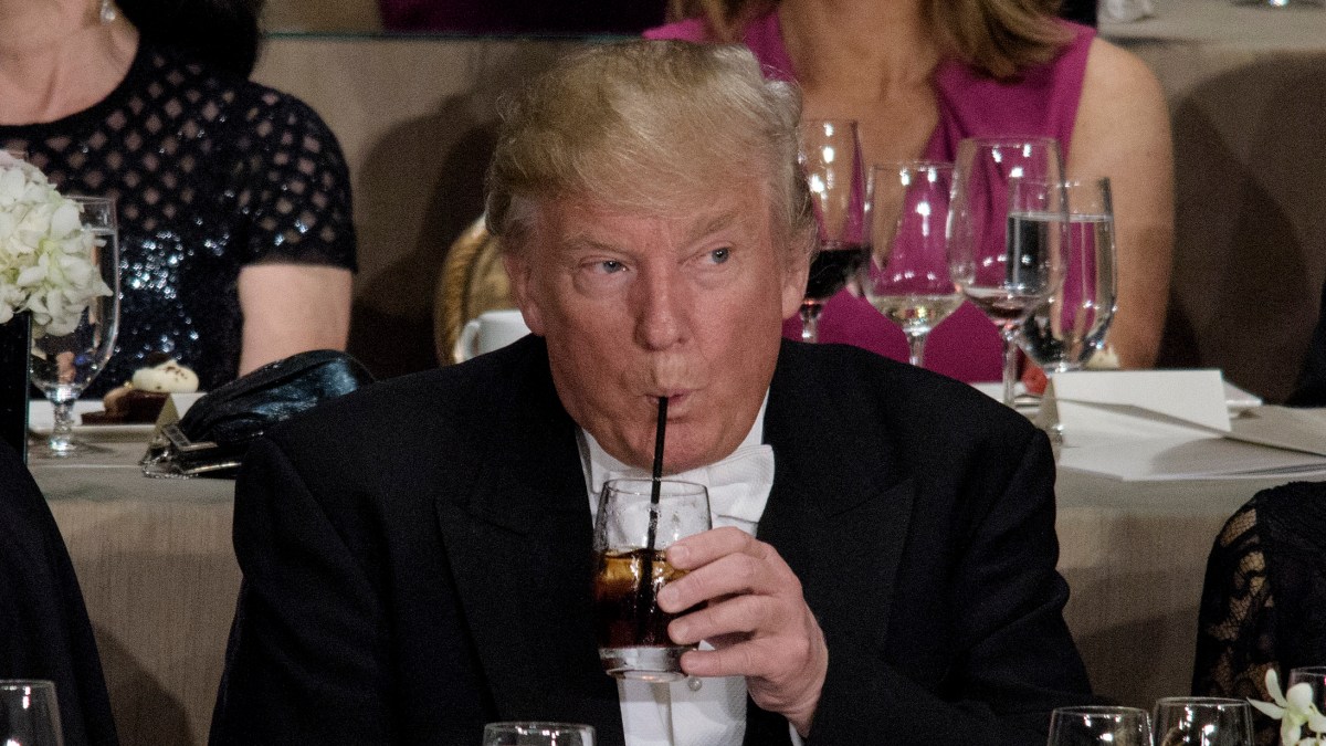 robertcobrien's tweet card. The president wants to replace corn syrup in Coke available in America and has raised a glass to the change