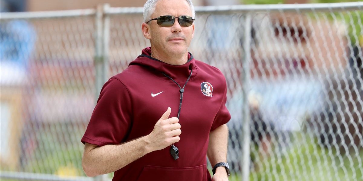 BSonnone's tweet card. Florida State Seminoles football's start of preseason camp and preparations for Alabama, 2025 season announced.