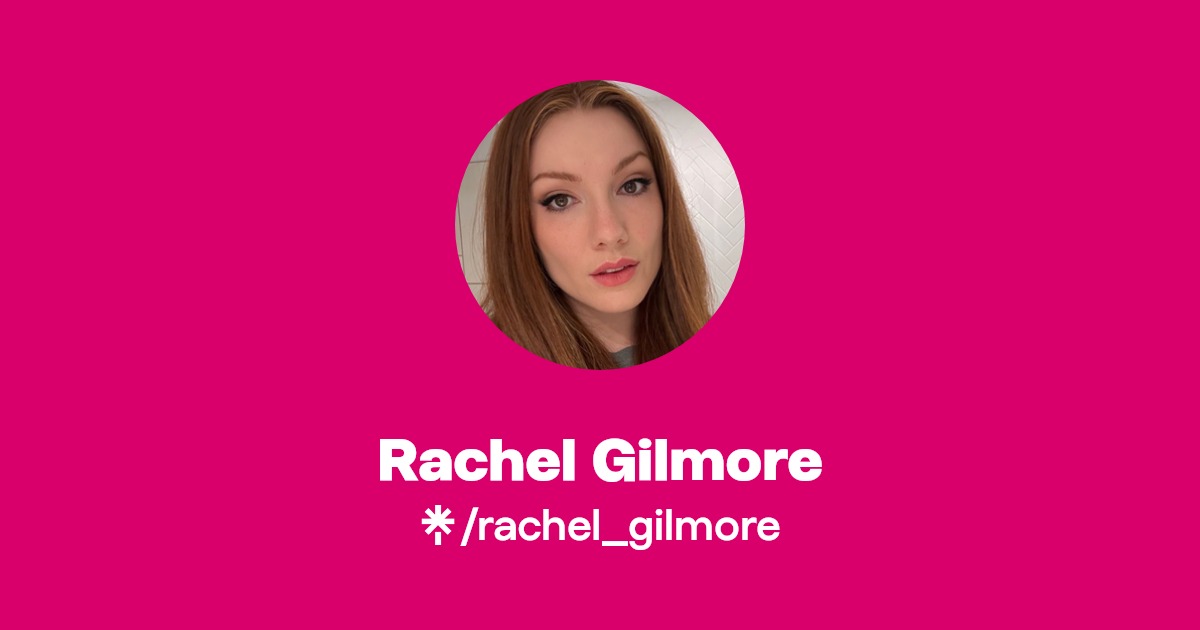 atRachelGilmore's tweet card. View rachel_gilmore’s Linktree to discover and stream music from top platforms like YouTube, Spotify here. Your next favorite track is just a click away!