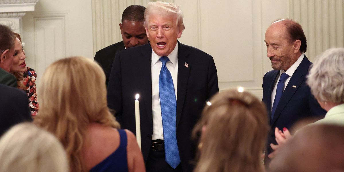 RawStory's tweet card. President Donald Trump had a sympathetic crowd laughing as he uttered a vulgar take on his election at a Kennedy Center board dinner Monday.Trump, who purged the board at the prestigious performing...