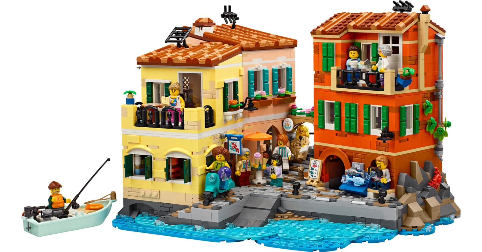 brickset's tweet card. The next LEGO Ideas set has been announced as the beautiful 21359 Italian Riviera!