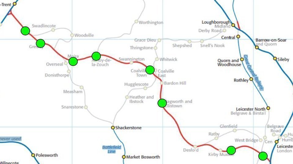 p_charliee's tweet card. Reopen Ivanhoe line for passengers