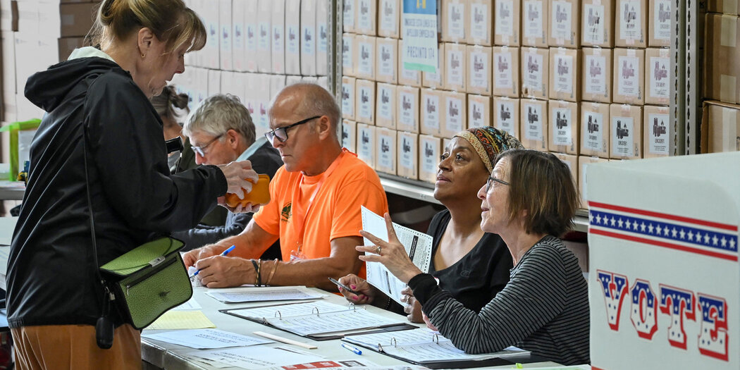 BrennanCenter's tweet card. Local election officials are concerned about the loss of federal support for election security and hope state and local governments will step in to fill the void.