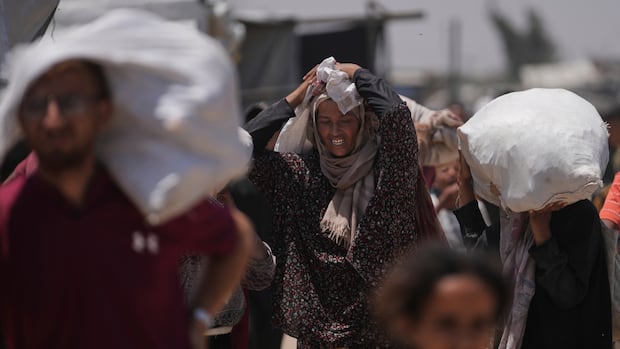 EvanDyerCBC's tweet card. A new Amnesty International report published Thursday says the Gaza Humanitarian Foundation uses a militarized aid mechanism that enables Israel to use starvation as a weapon of war and inflict...