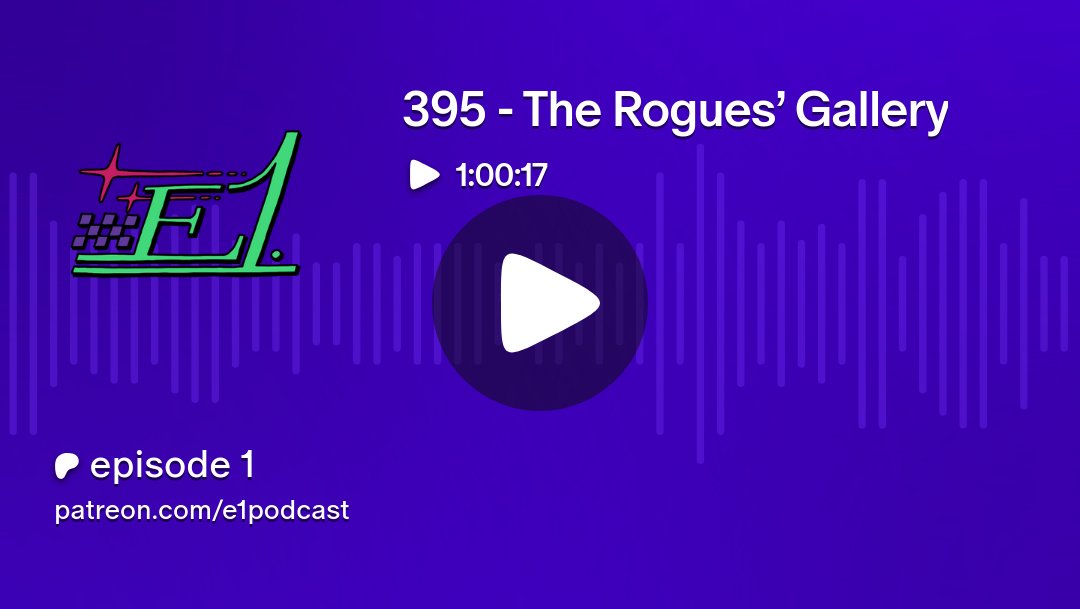 E1podcast's tweet card. Get more from episode 1 on Patreon