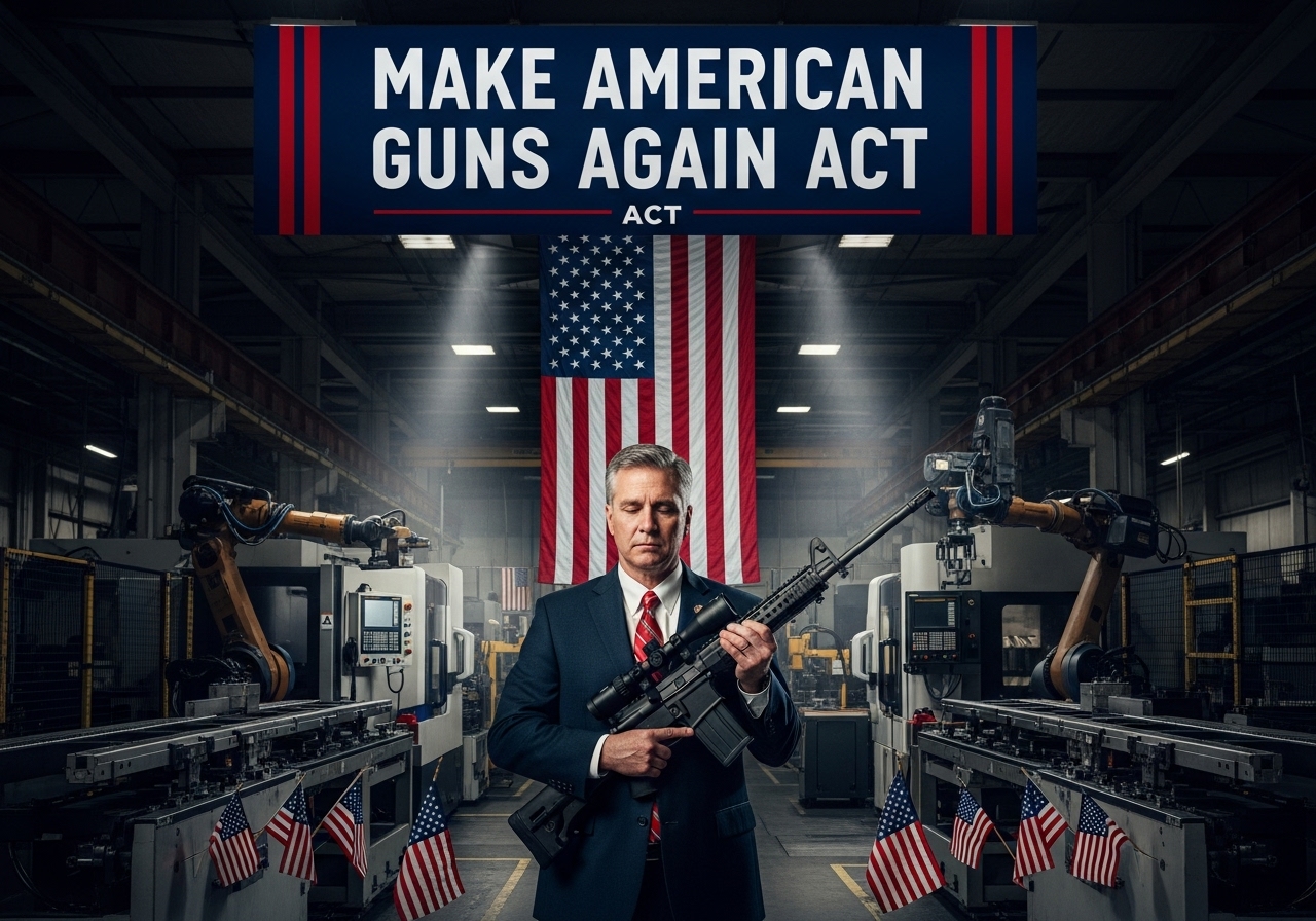 timoharaforohio's tweet card. If we can’t even guarantee that the weapons our troops carry are made by Americans, for Americans, then we have no business calling ourselves a sovereign nation. That’s the truth behind Rep. Dave...
