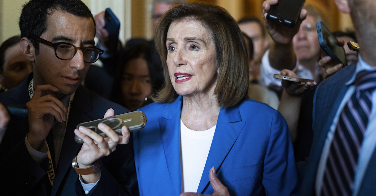 Mediaite's tweet card. Rep. Nancy Pelosi (D-CA) is joining calls for "answers" on the "Epstein Files" after dismissing the story as a "distraction" just days ago.