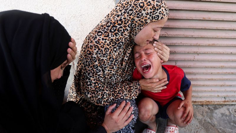 betsy_klein's tweet card. An Israeli strike killed 15 people, including women and children, gathered outside a health center in the central Gazan city of Deir Al Balah on Thursday, according to medical staff and officials in...