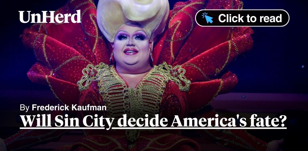 FredericKaufman's tweet card. Will Sin City decide America's fate?