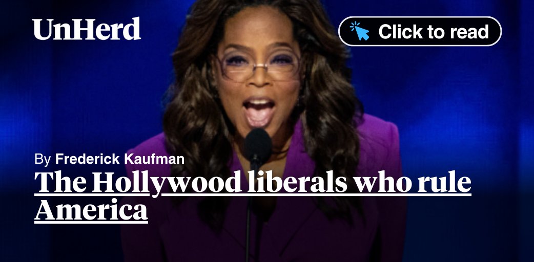 FredericKaufman's tweet card. The Hollywood liberals who rule America
