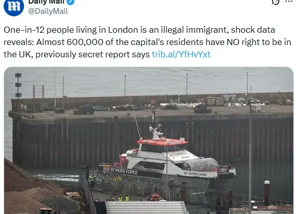 DomPonsford's tweet card. The Daily Mail has been rapped by press regulator IPSO over a story falsely claiming "one in 12 living in London is an illegal migrant".