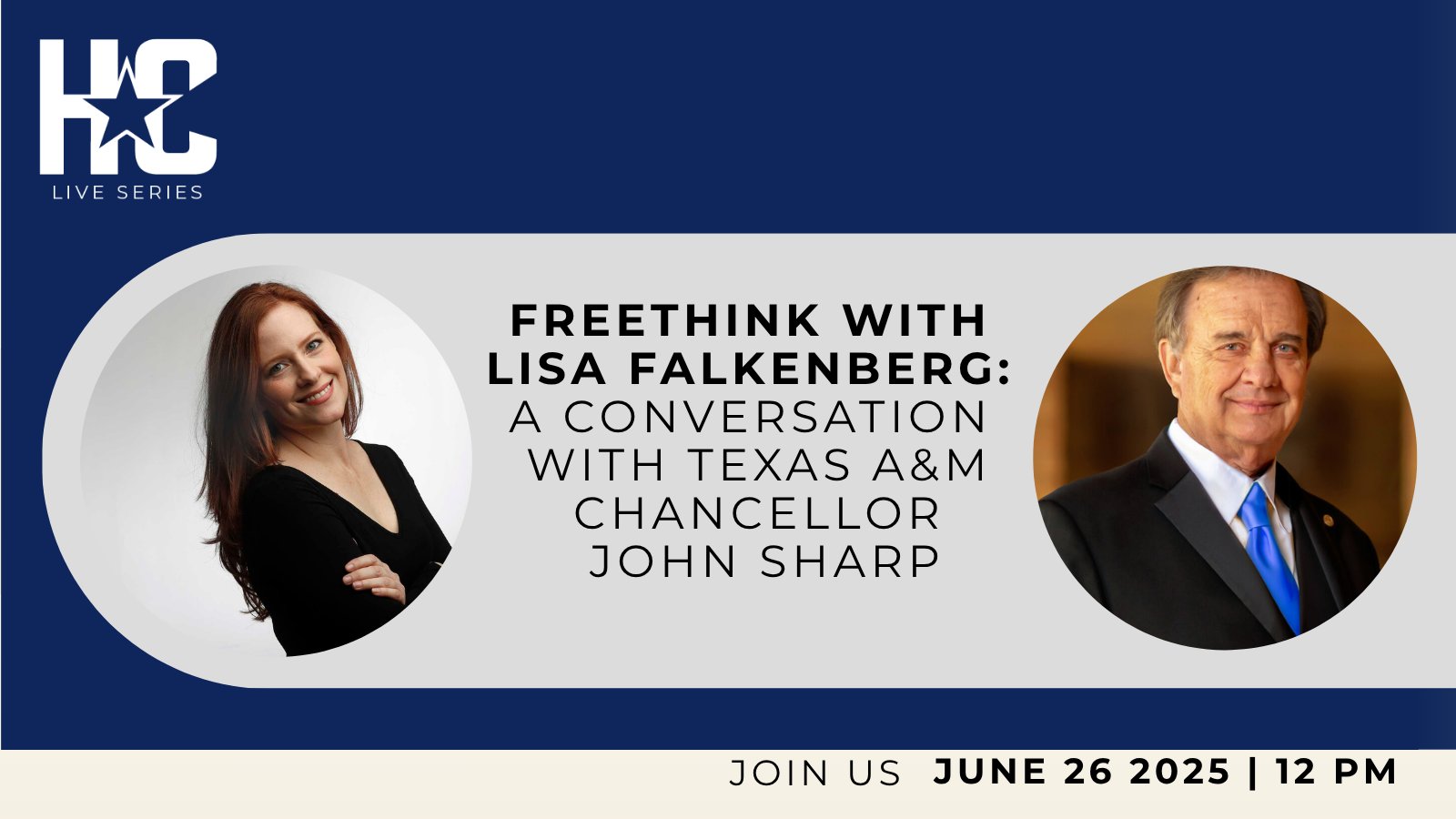 ChronFalkenberg's tweet card. Chronicle columnist Lisa Falkenberg sits down with John Sharp to discuss his storied career in politics, higher education, most recently as Texas A&M chancellor