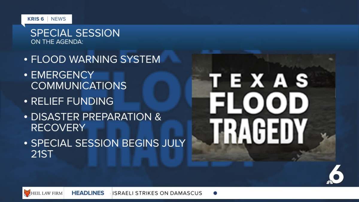 GregAbbott_TX's tweet card. Texas lawmakers will discuss the deadly Central Texas flooding when they return to Austin Monday for the start of the Legislative Special Session.