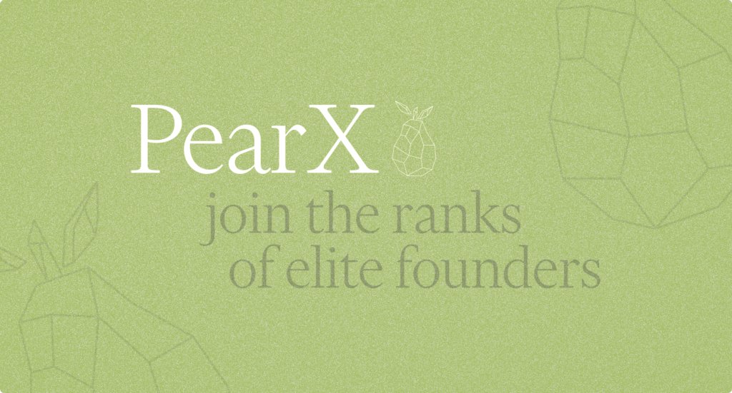 ajaykam's tweet card. PearX is our early-stage accelerator for founders and the way we do pre-seed investments at Pear.
