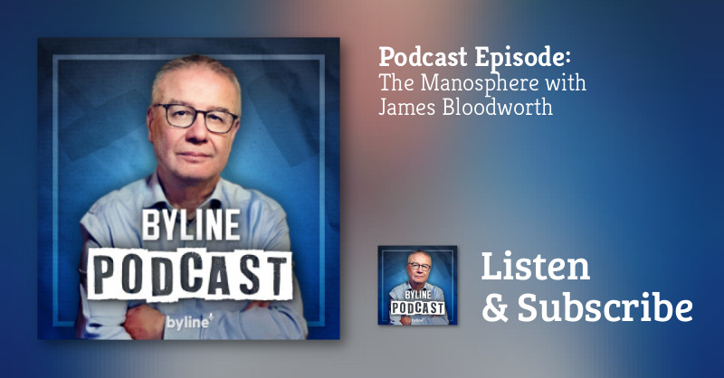 BylineTimesPod's tweet card. Adrian Goldberg explores the world of the toxic online masculinity - the "Manosphere" - with James Bloodworth, author of 'Lost Boys'.Recorded at the Byline Festival at Keele University.Produced by ...
