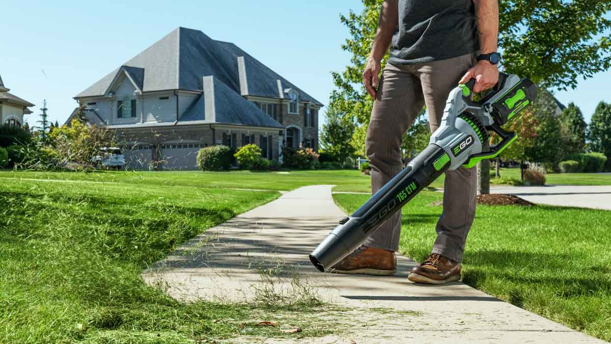ConsumerReports's tweet card. A Consumer Reports statistical analysis shows the best battery handheld leaf blower brands.