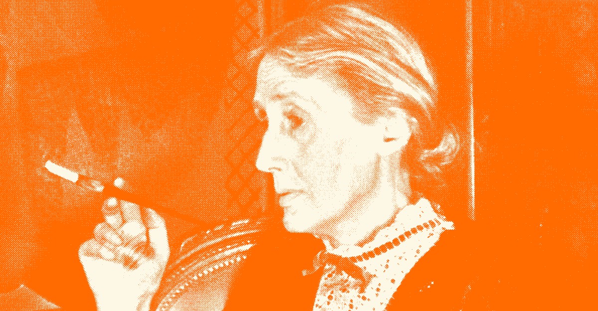 SStossel's tweet card. Virginia Woolf.