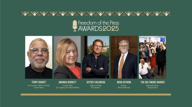 tristanbaurick's tweet card. The Reporters Committee for Freedom of the Press is honoring Baquet as this year’s Local Champion.